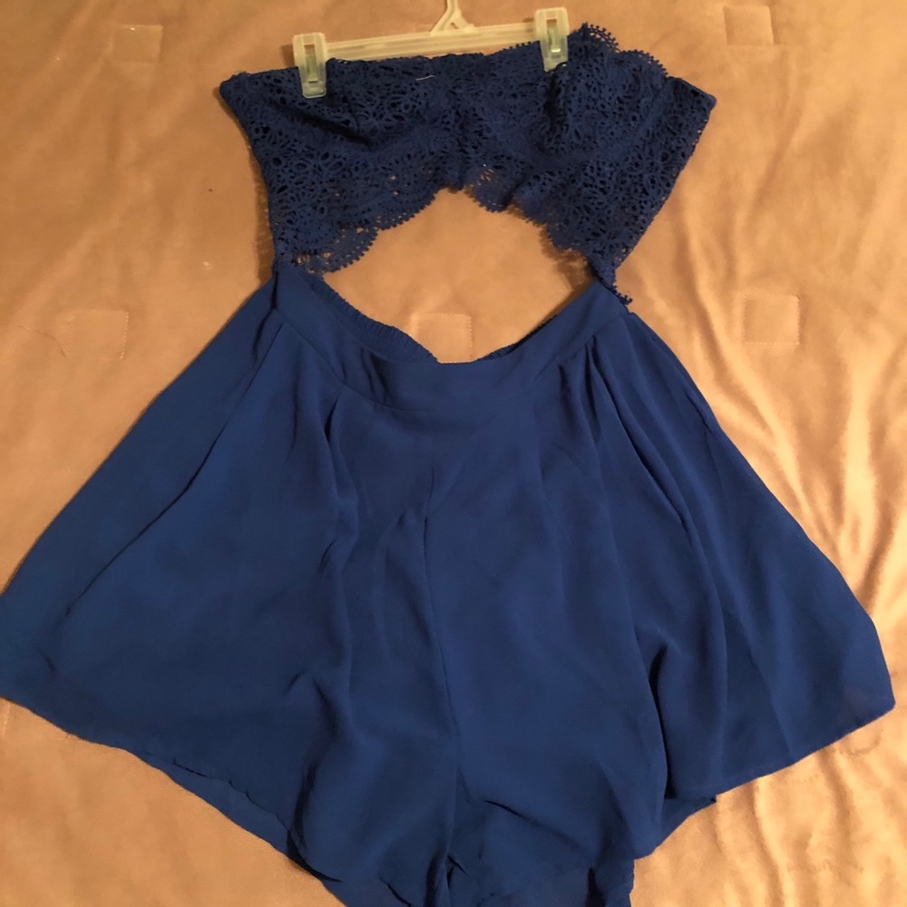Blue romper